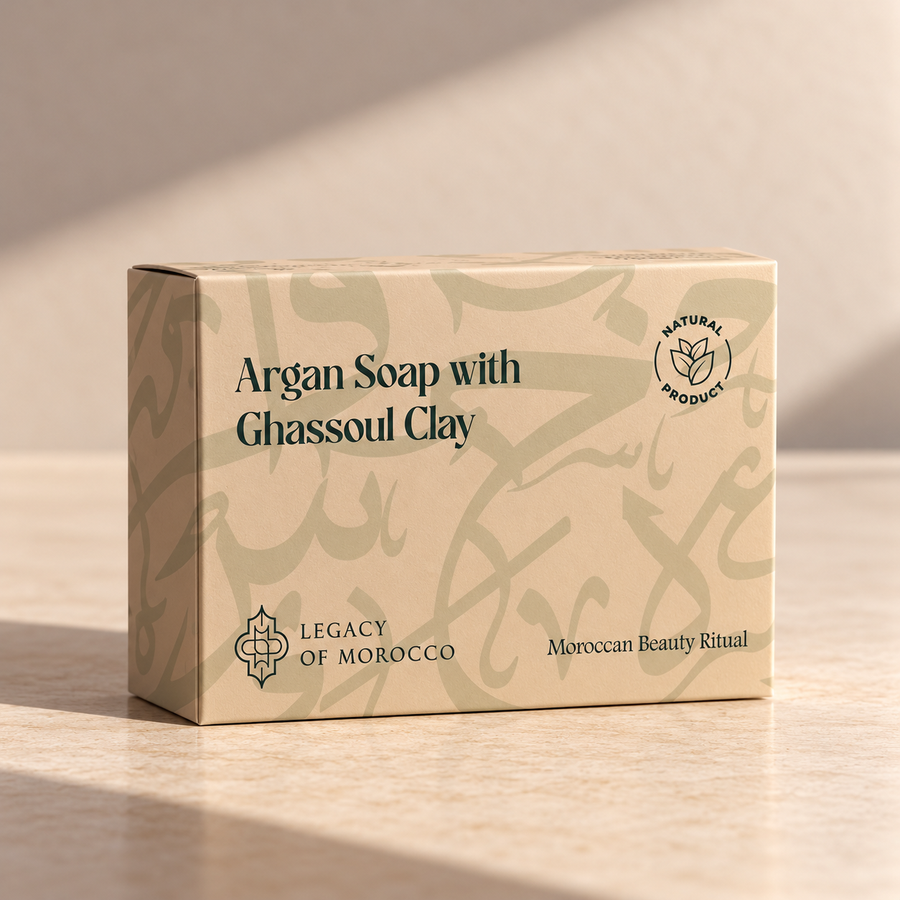 Argan Soap with Ghassoul Clay